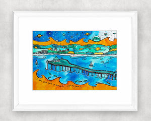 Bangor Pier of Dreams Original Watercolour Painting