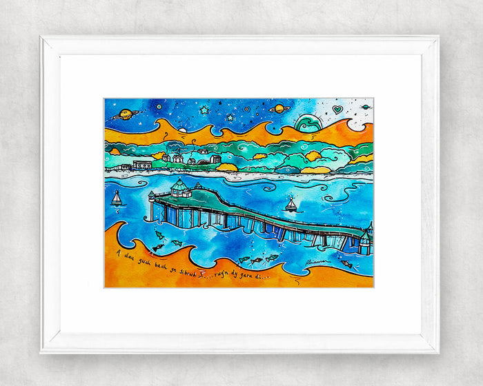 Bangor Pier of Dreams Original Watercolour Painting