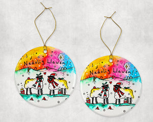 Pack of 7 Christmas Decorations