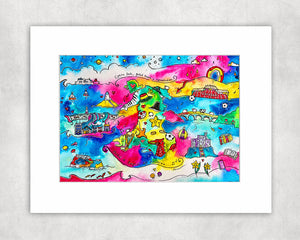 Little Wales Mounted Print