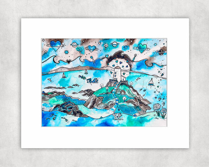 Llanddwyn ~ Dwynwen's Dreams Mounted Print