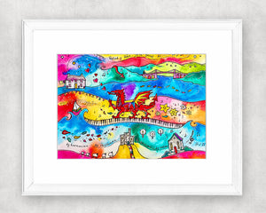 Wales, Land of Song Original Watercolour Painting
