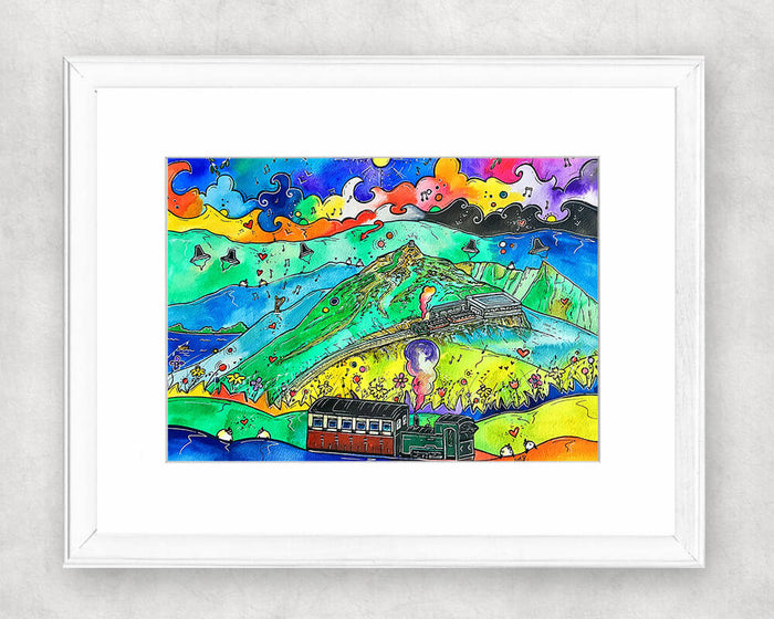 Snowdon Mountain Railway Original Watercolour Painting