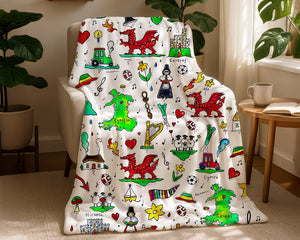 Wonderful Wales Cosy Blanket
