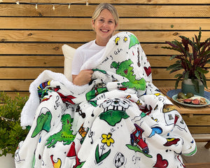 Wonderful Wales Cosy Blanket