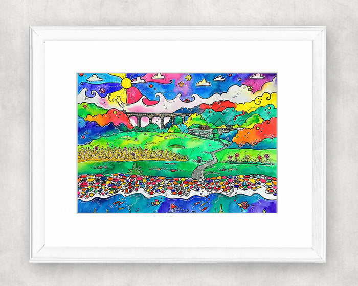 Porthkerry Paradise Original Watercolour Painting