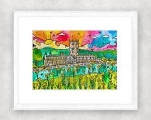 St Davids Daffodils Original Watercolour Painting