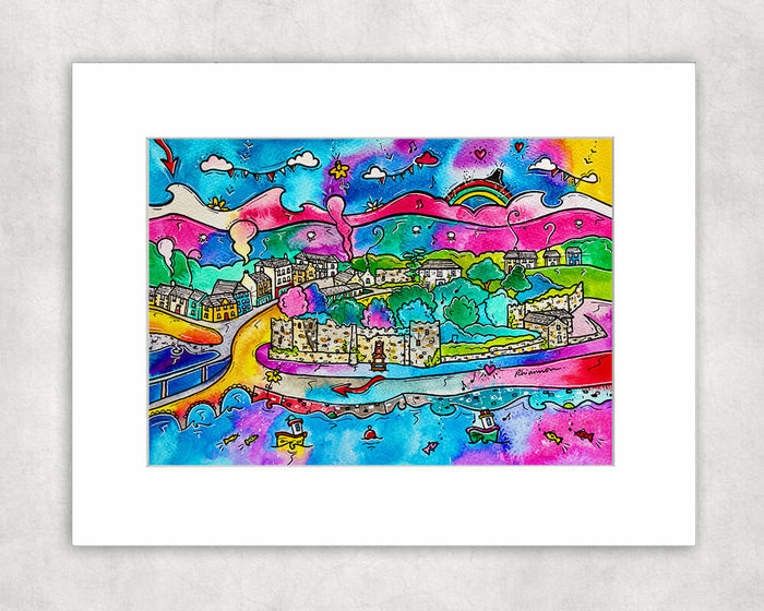 Cardigan Castle of Memories Mounted Print