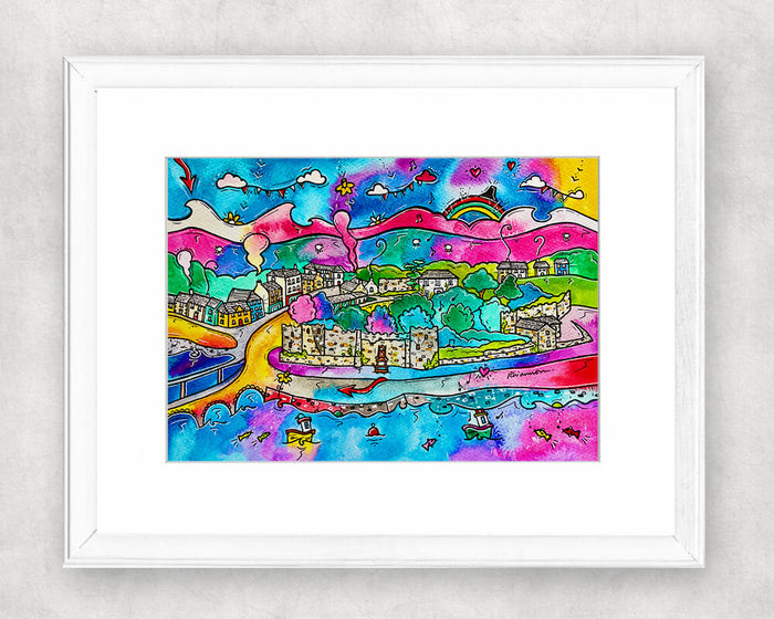 Cardigan Castle of Memories Original Watercolour Painting