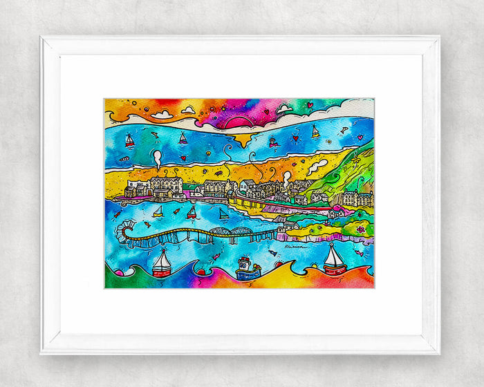 Barmouth Magical Bridge Original Watercolour Painting