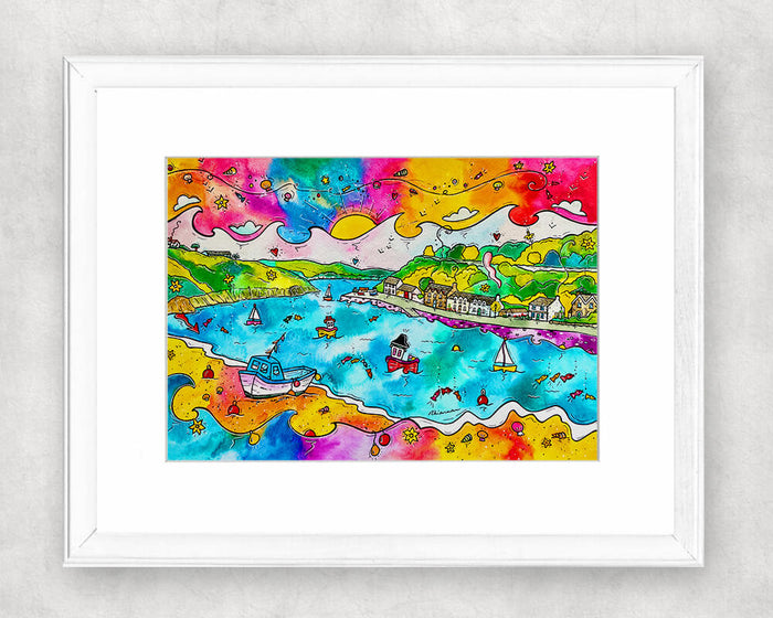 Fishguard Waves Original Watercolour Painting