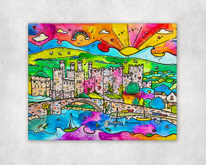 Conwy Castle of Joy Printed Canvas