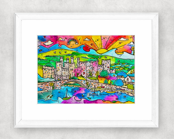 Conwy Castle of Joy Original Watercolour Painting