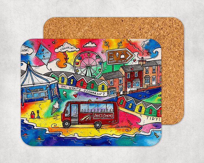 A Trip to Barry Island Coaster