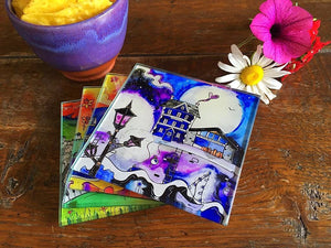 Aberaeron Harbourmaster Dreams Glass Coaster