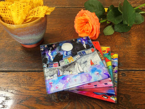 Aberaeron Starry Starry Night Glass Coaster