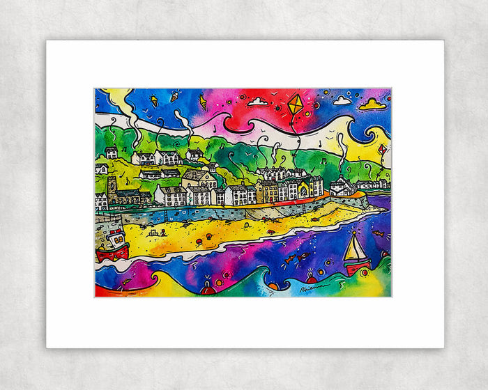 Aberdovey Summertime Mounted Print