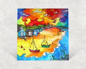 Abersoch Happy Huts Card