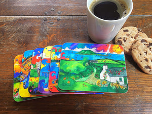 Bardsey Island Little Cottage Coaster