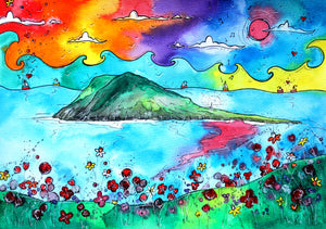 Secluded Bardsey Island Mounted Print