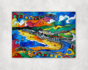 Barry Island Beautiful View Printed Canvas