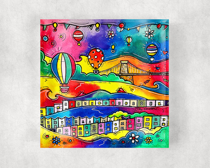 Bristol Magical View Glass Coaster
