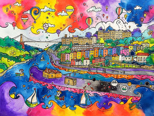 Bristol Balloons Printed Canvas