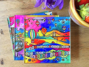 Bristol Magical View Glass Coaster