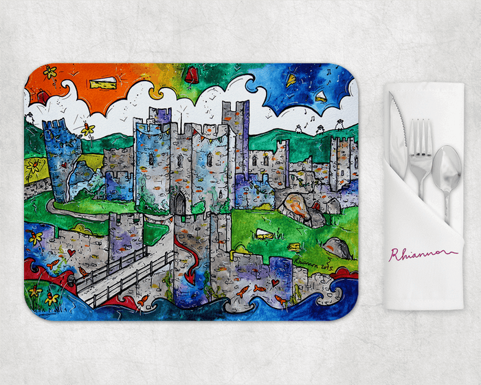Caerphilly Mythical Castle Placemat