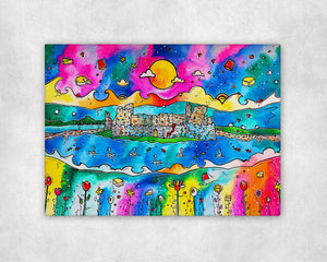 Caerphilly Sunshine Printed Canvas