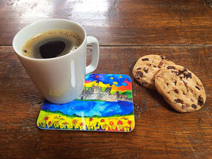 Caerphilly Colourful Castle Coaster