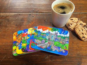 Caerphilly Mythical Castle Coaster