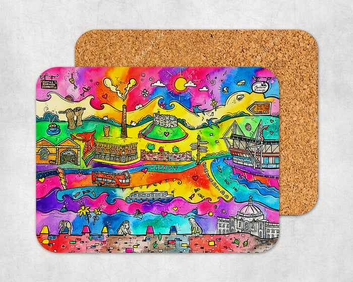 Cardiff City of Treasures Coaster