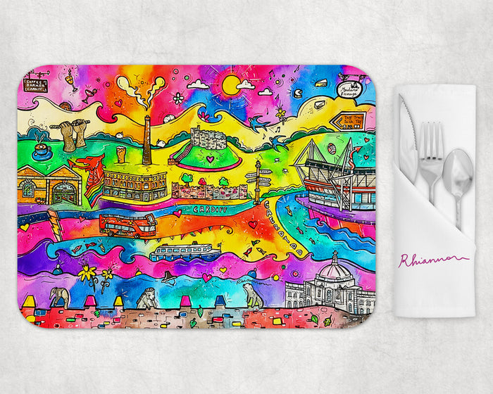 Cardiff City of Treasures Placemat