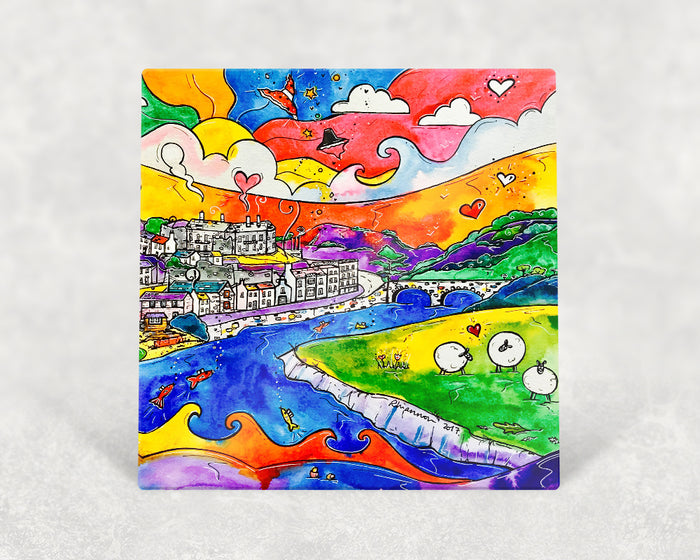 Carmarthen Happy Sheep Card