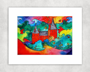 Castell Coch Magic Mounted Print