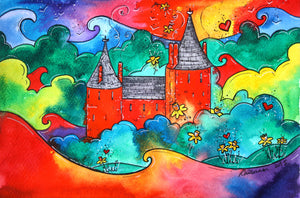Castell Coch Magic Printed Canvas