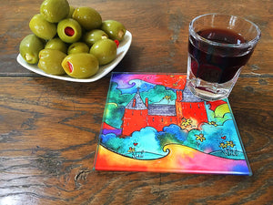 Castell Coch Magic Glass Coaster
