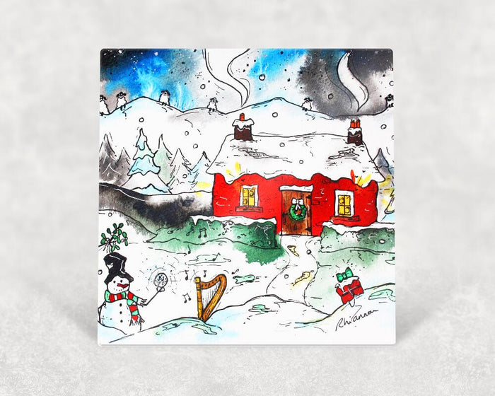 Festive Cottage Christmas Card
