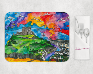 Criccieth Castle View Placemat