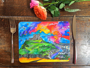 Criccieth Castle View Placemat