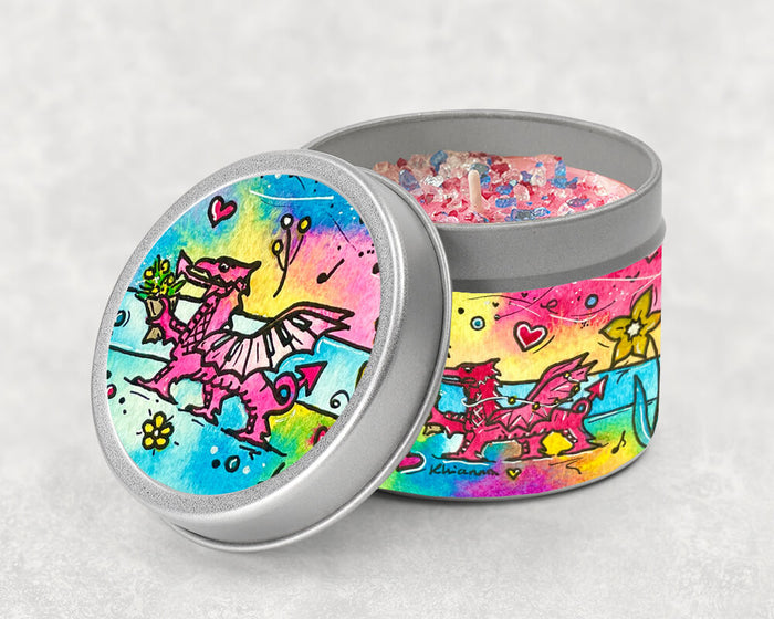 Pink Dragons Candle ~ Summer florals, blossom, vanilla & musk