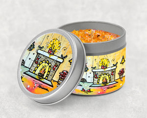 Chestnuts Roasting on an Open Fire Candle ~ Ginger, clove and nutmeg