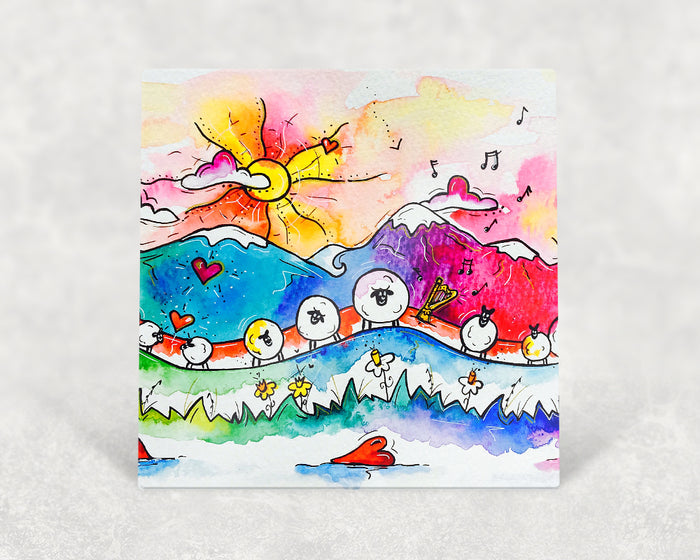 Welsh Sheep Card