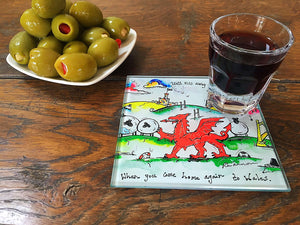 Hiraeth Glass Coaster