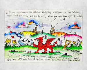 Hiraeth Tea Towel
