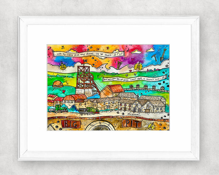 Big Pit Original Watercolour Painting