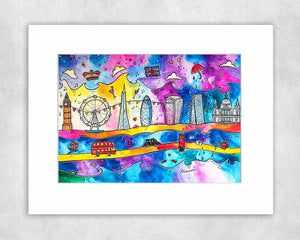 London City of Possibility Mounted Print