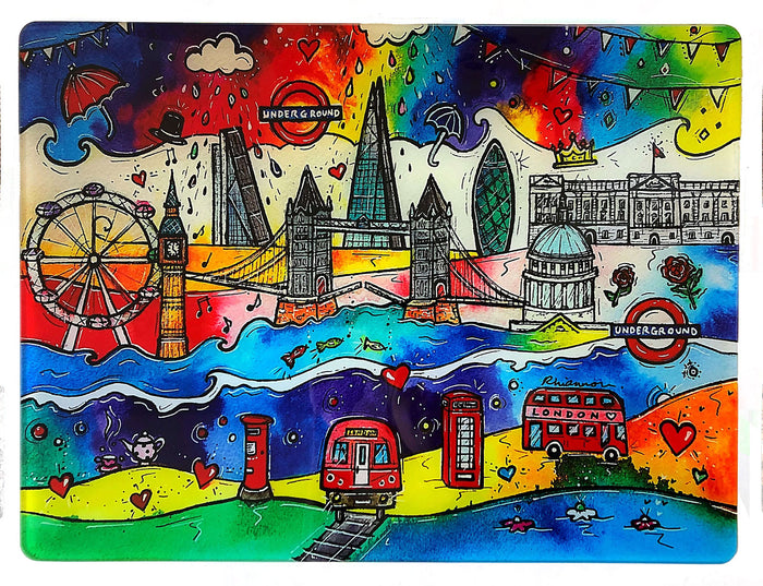 London City of Life  Glass Worktop Saver