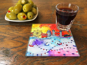 London Magical City Glass Coaster